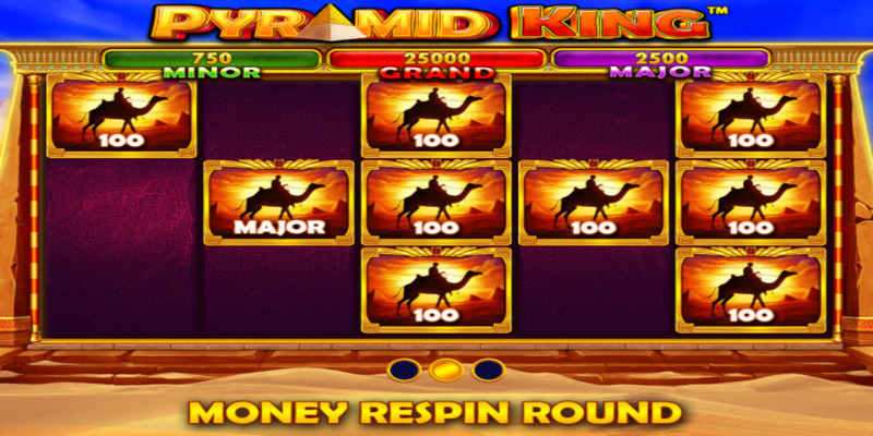 Phần thưởng vòng quay tiền Pyramid King Slot