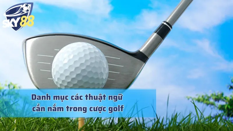 Các thuật ngữ cần nắm trong cá cược golf