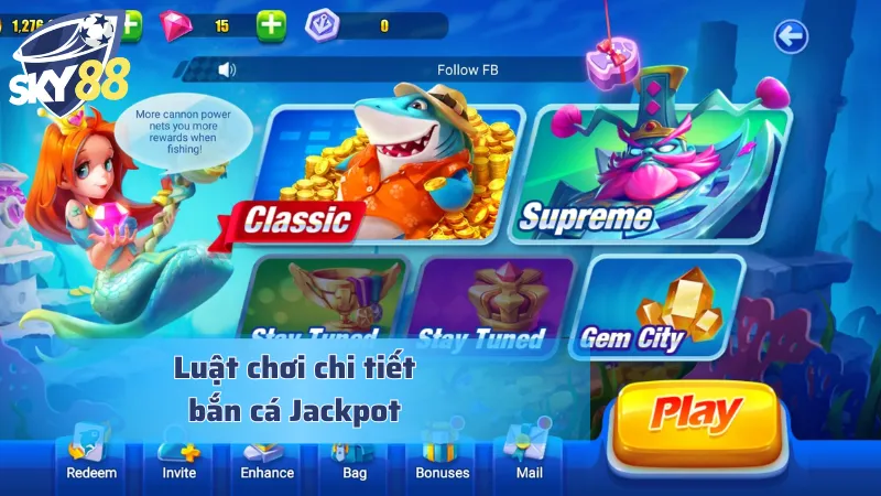 Giải thích chi tiết luật chơi bắn cá Jackpot cho người mới
