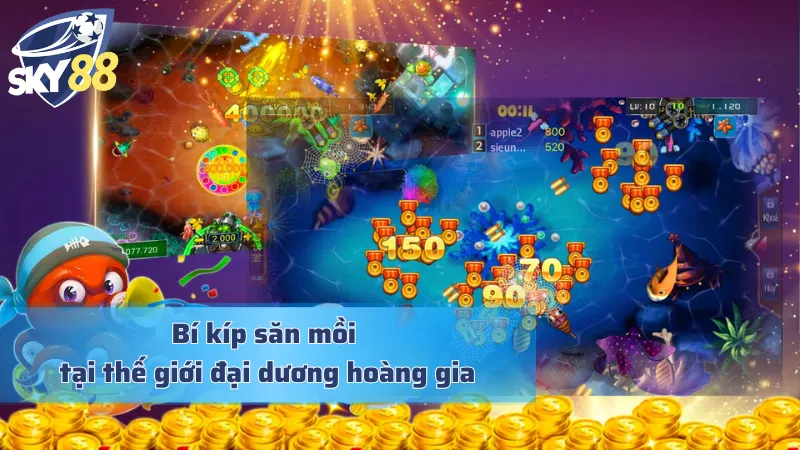 Bí kíp hạ gục tối ưu cá trong Royal Fishing